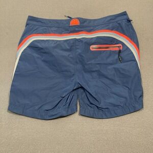 Sundek Rainbow Beach Swim Shorts Men's Size 34 Blue Trunks Bathing Suit